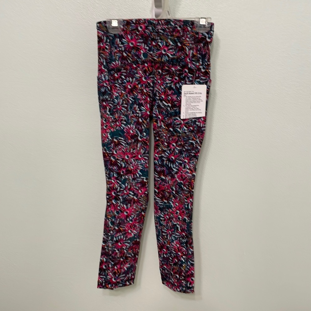 Lululemon Swift Speed HR Crop 21” Floral Electric Multi